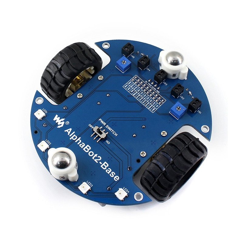 AlphaBot2 - Ar Acce Pack - 2-Rad-Roboterplattform mit Sensoren und DC-Antrieb und OLED-Display