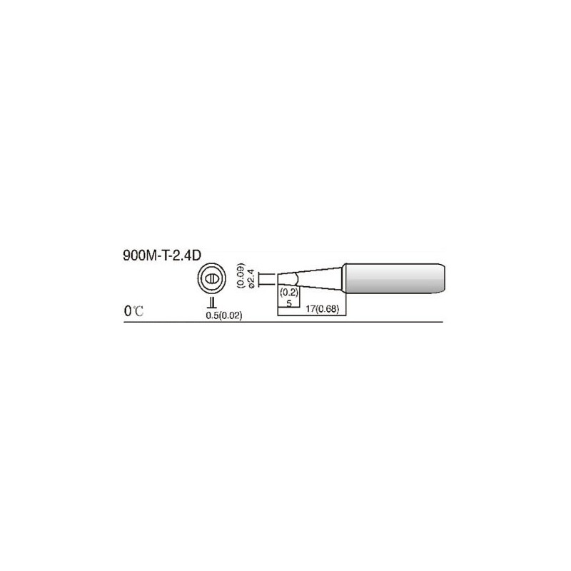 Spitze für Lötstationen - Typ 900M T-2.4D