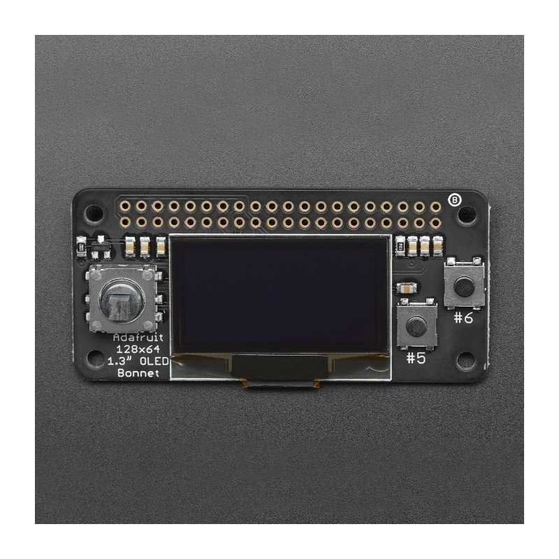 Adafruit Bonnet - OLED 128x64px Display mit Joystick und Tasten für Raspberry Pi