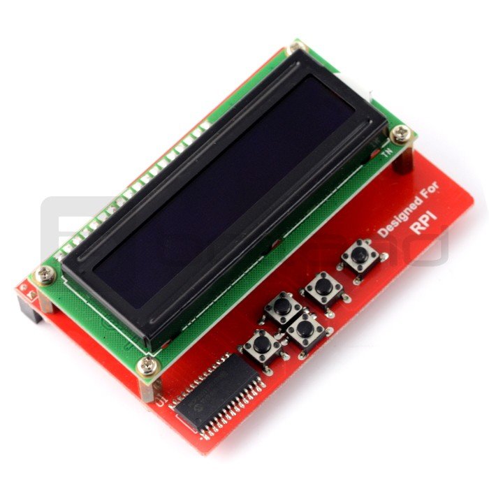 Modul mit RGB-LCD-Display - Overlay für Raspberry Pi