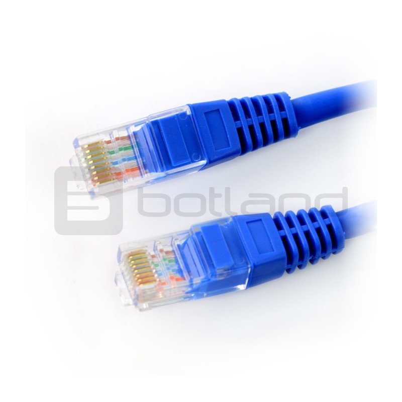 Ethernet Patchkabel UTP 5e 2m - blau