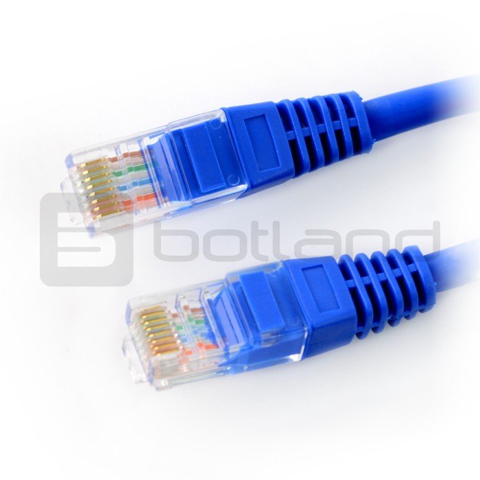 Ethernet Patchkabel UTP 5e 2m - blau