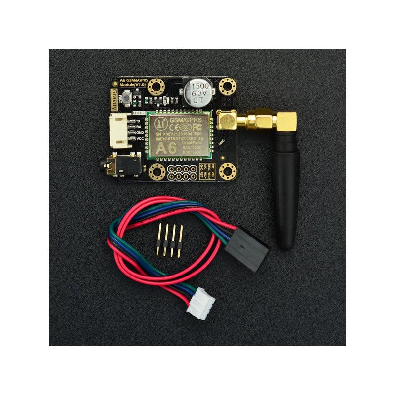DFrobot Gravity UART A6 - GSM- und GPRS-Modul