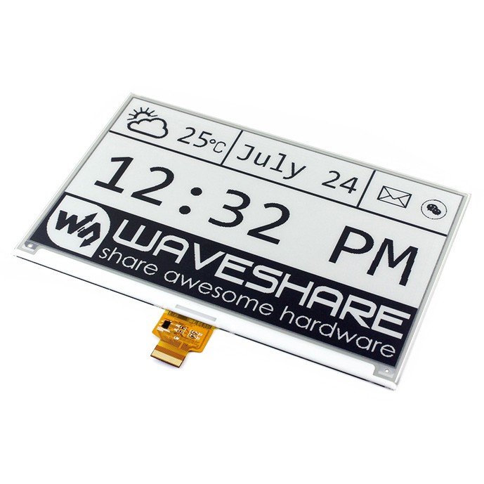Waveshare E-Paper E-Ink 7,5'' 640x384px - Display (ohne Modul)