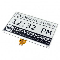 Waveshare E-Paper E-Ink 7,5'' Display 640x384px mit HAT-Overlay