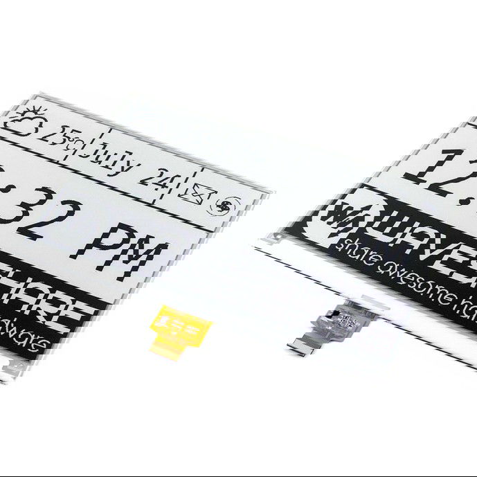 Waveshare E-Paper E-Ink 7,5'' Display 640x384px mit HAT-Overlay
