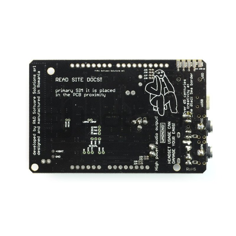 A-GSM II Shield GSM / GPRS / SMS / DTMF v.2.105 - für Arduino und Raspberry Pi