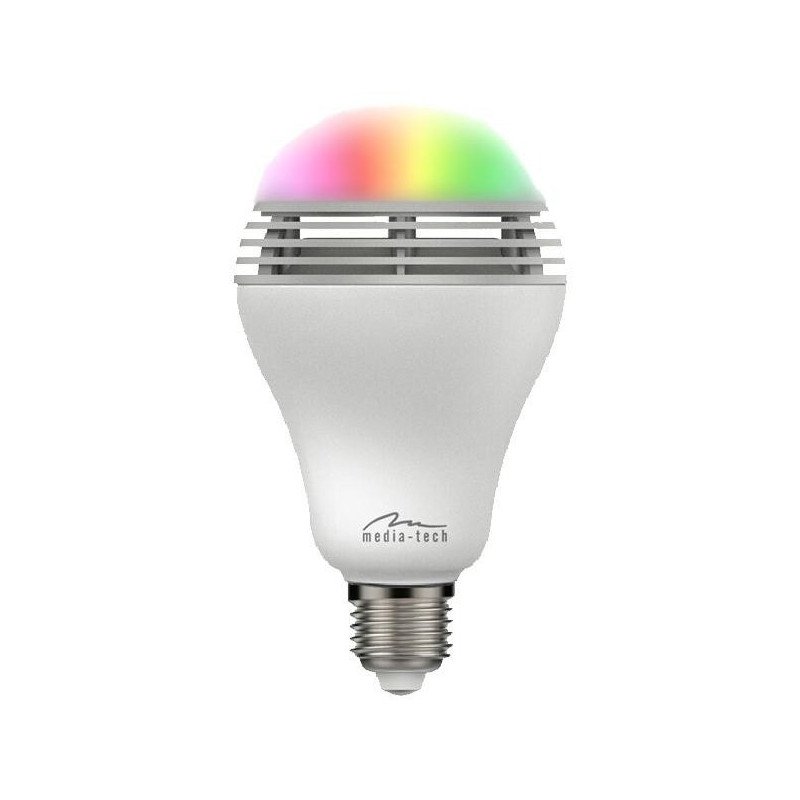 Smartlight MT3147 BT - Intelligente RGB-LED-Lampe mit Bluetooth-Lautsprecher, E37, 5 W, 350 lm