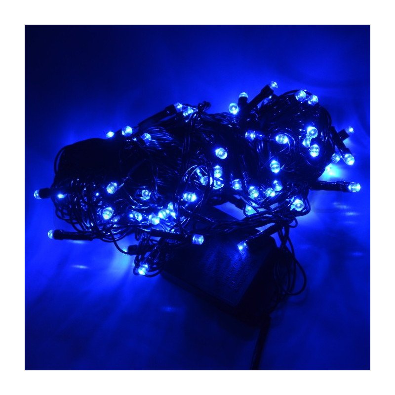 LED-Weihnachtsbeleuchtung - blau - 100 Stk