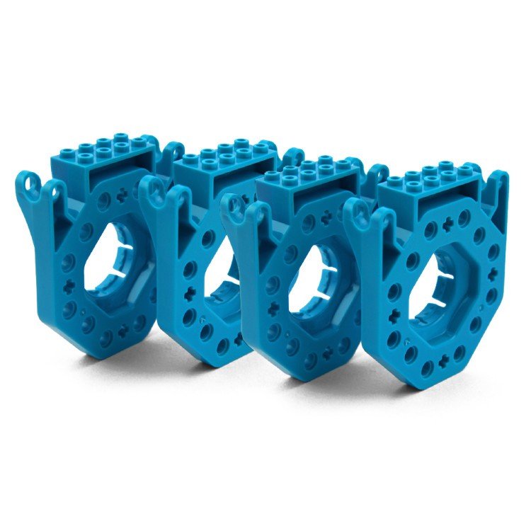 Wonder - Verbinder für LEGO Steine - 4 Stk.