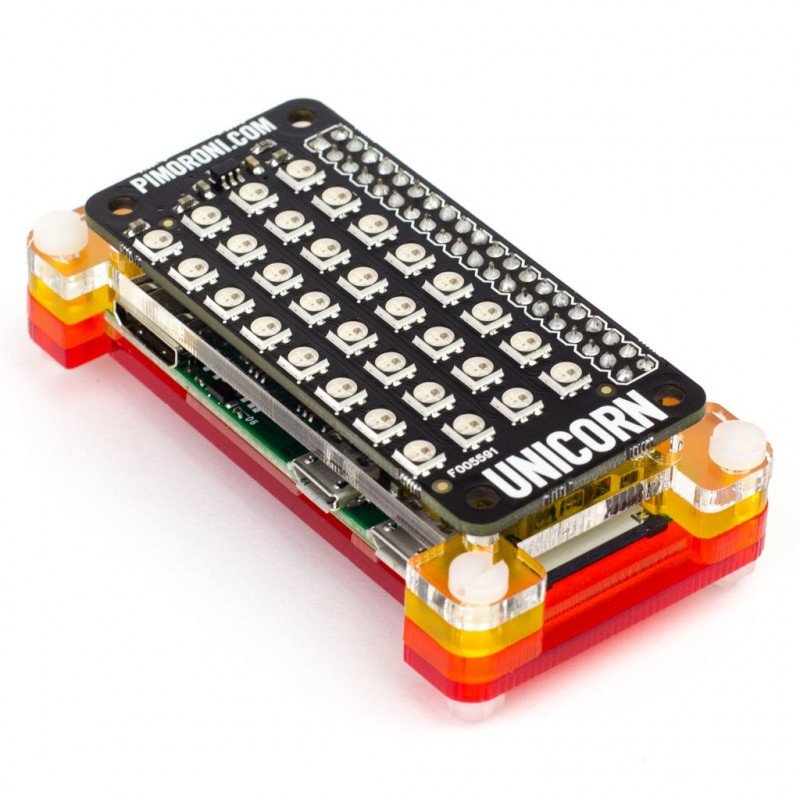 Unicorn pHAT - ein Overlay mit einer LED-Matrix für Raspberry Pi
