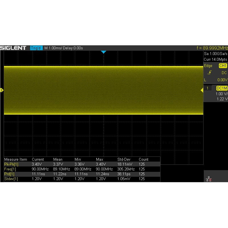 Siglent SDS1202X-E 200MHz Oszilloskop 2 Kanäle