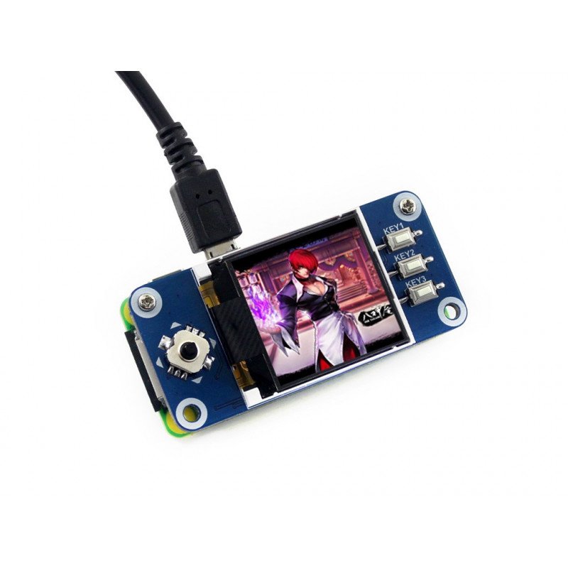 Waveshare LCD TFT 1,3'' 128x128px SPI - Overlay mit Display für Raspberry Pi 3/2 / Zero *