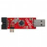 Programmierer AVR kompatibel mit USBasp ISP + IDC Tape - rot - zdjęcie 3