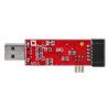 Programmierer AVR kompatibel mit USBasp ISP + IDC Tape - rot - zdjęcie 4