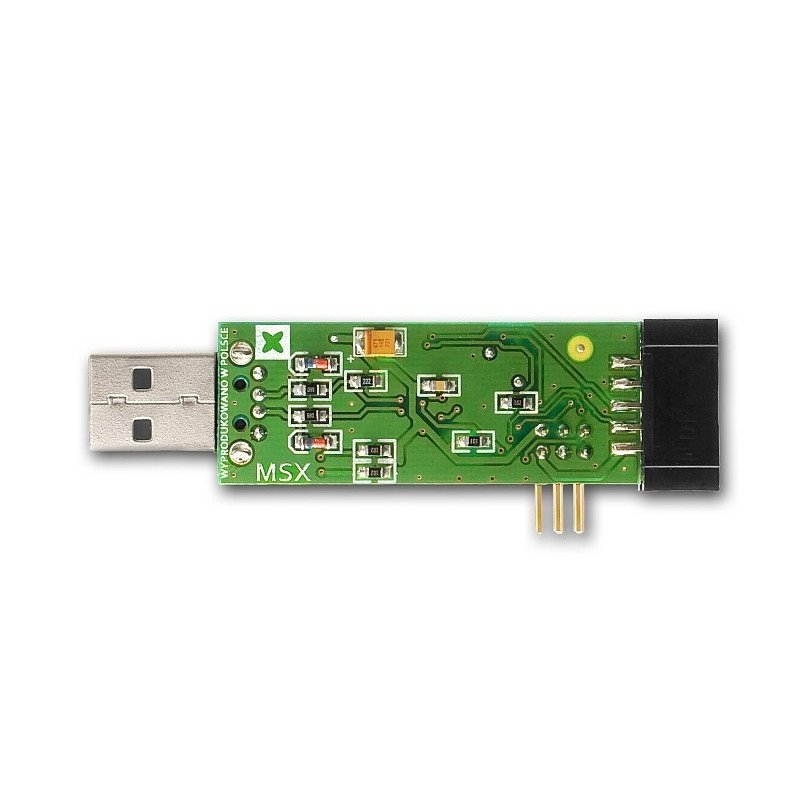 Programmierer AVR kompatibel mit USBasp ISP + IDC Tape - grün