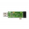 Programmierer AVR kompatibel mit USBasp ISP + IDC Tape - grün - zdjęcie 3