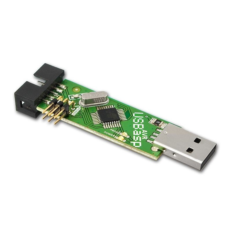 Programmierer AVR kompatibel mit USBasp ISP + IDC Tape - grün