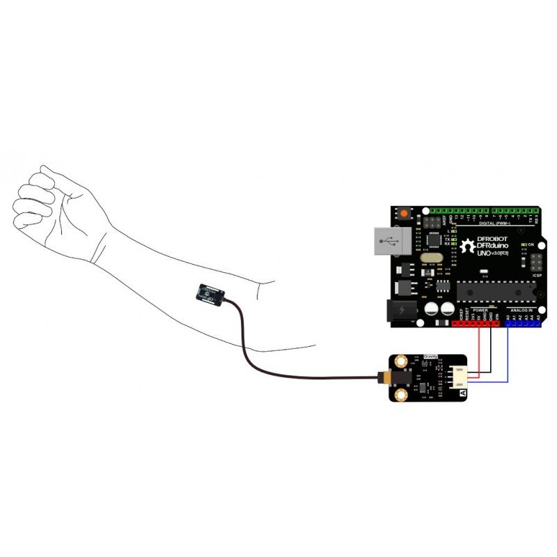 DFRobot Gravity – analoger EMG-Sensor, Elektromyograph – OYMotion