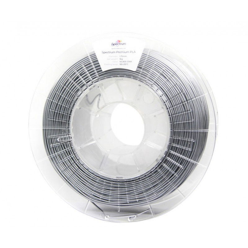 Spectrum PLA Filament 1.75mm 1kg - silberner Stern