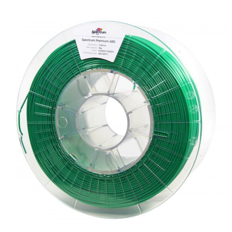 Filament Spectrum PLA 1,75 mm 1 kg - waldgrün