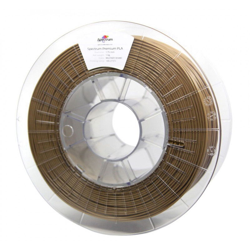 Spectrum PLA Filament 1.75mm 1kg - militärisch khaki