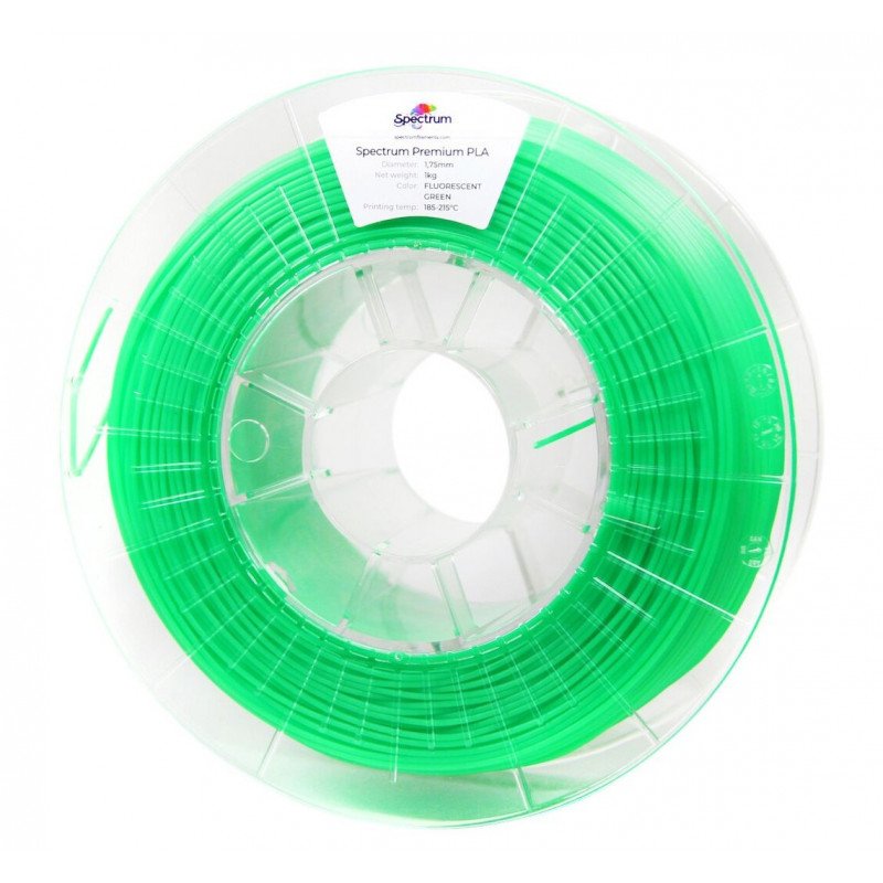 Filament Spectrum PLA 1,75 mm 1 kg - fluoreszierendes Grün