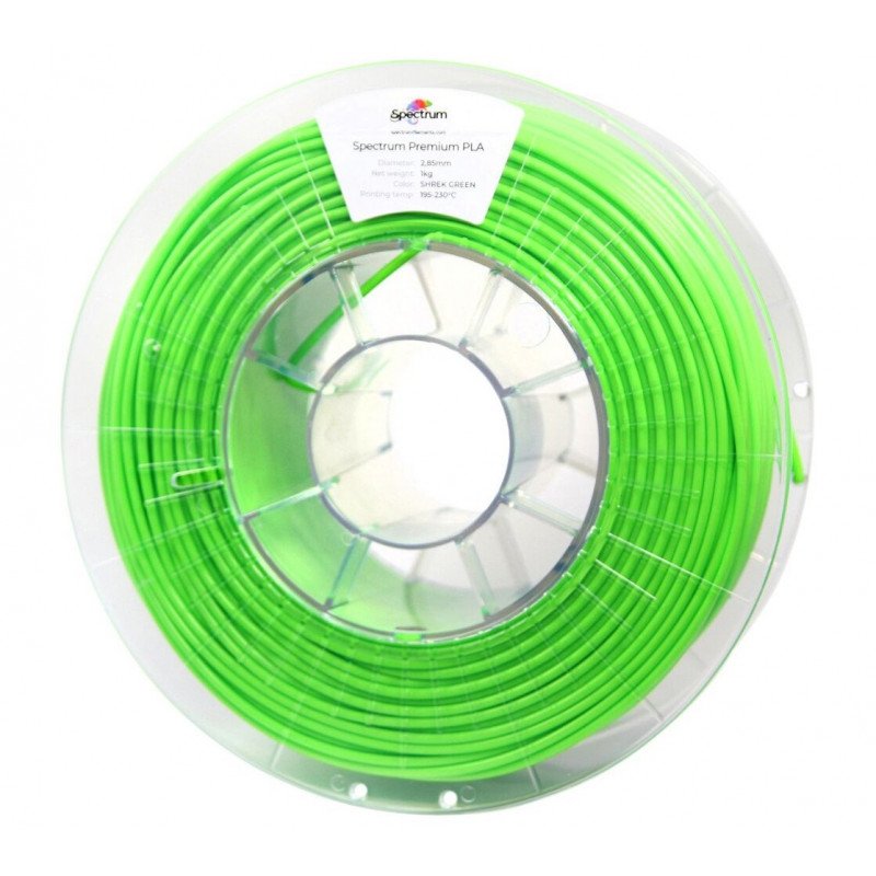 Filament Spectrum PLA 2,85 mm 1 kg - shrek grün