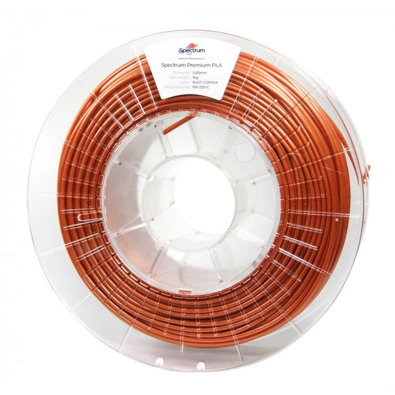 Filament Spectrum PLA 2,85 mm 1 kg - Rostkupfer