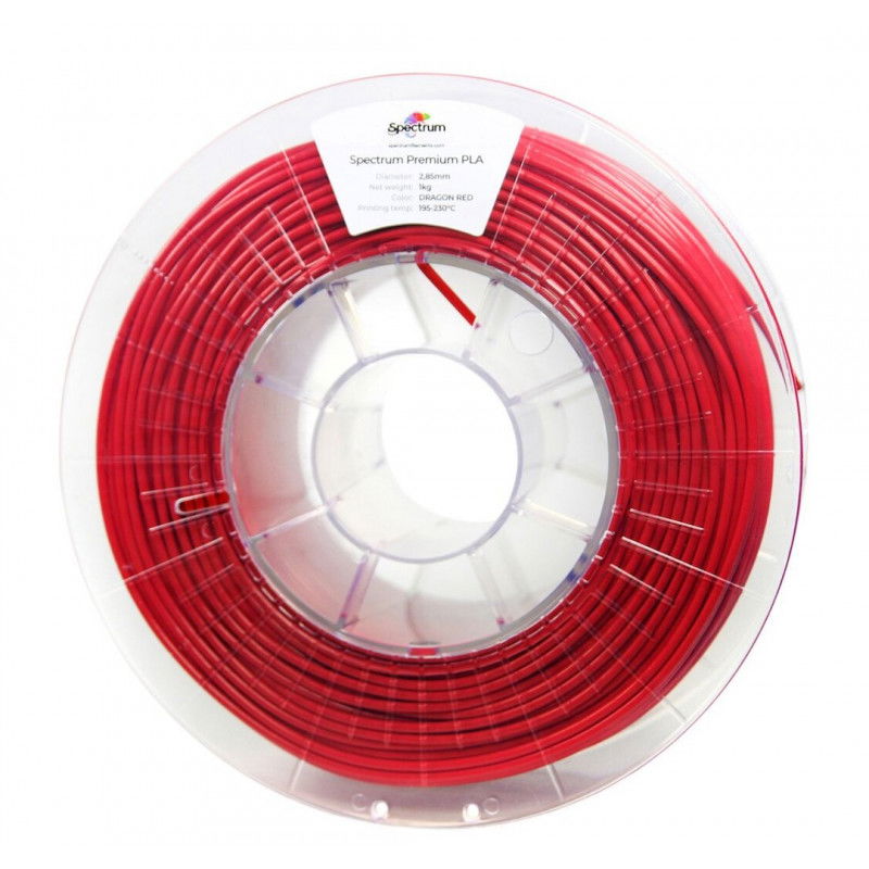 Spektrum PLA Filament 2.85mm 1kg - dragon rot