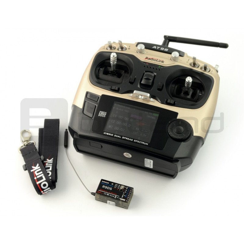 Radiolink AT9S 10 Kanäle 2,4 GHz + Empfänger R9DS - Modus 2
