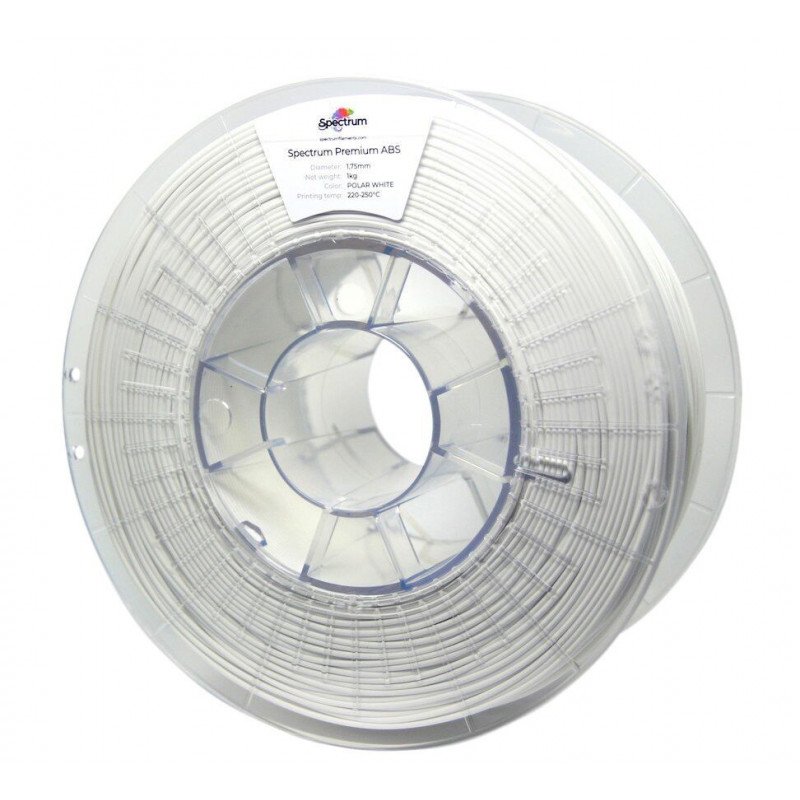 Filament Spectrum ABS 1,75 mm 1 kg - Polarweiß