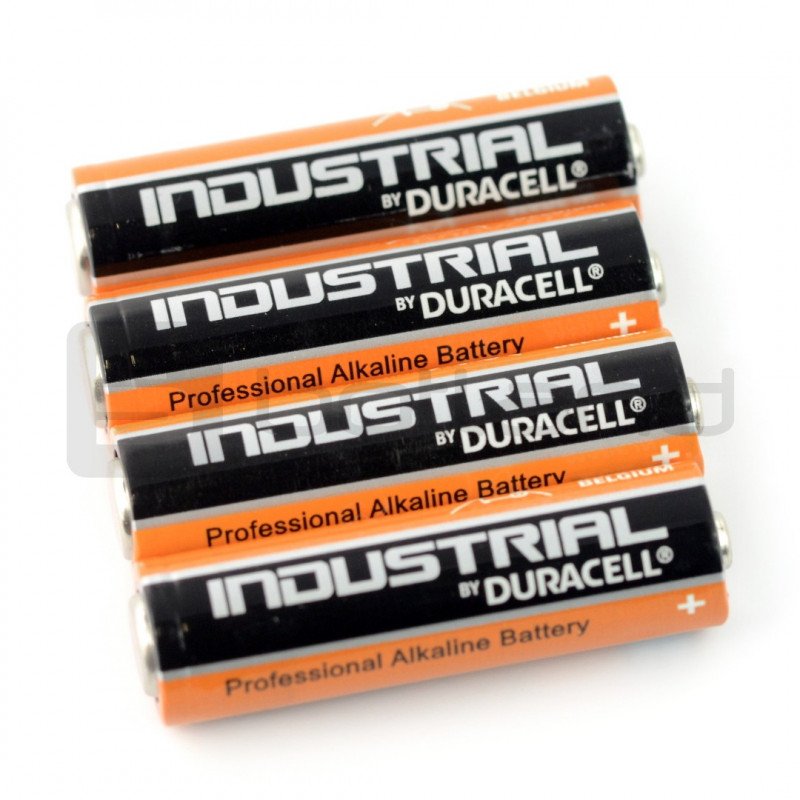 Duracell Industrial Alkaline AA Batterie (R6 LR6) - 4 Stck.