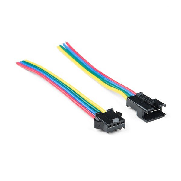 Stecker für LED-Streifen und Leisten JST-SM (4-polig)