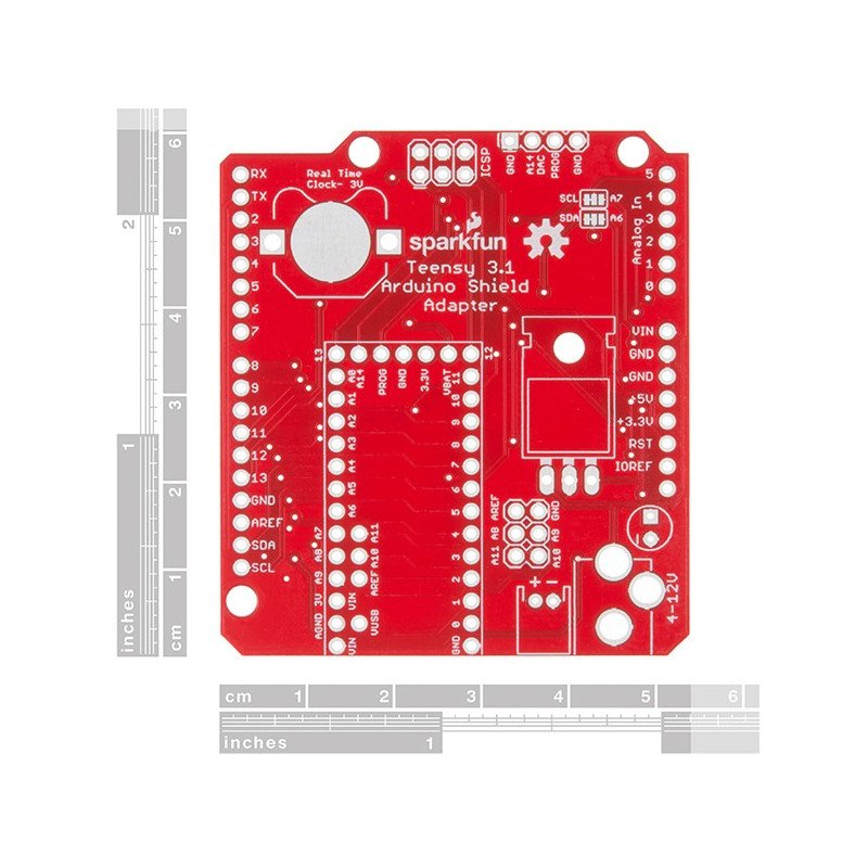 Arduino Shield-Adapter für Teensy - Sparkfun