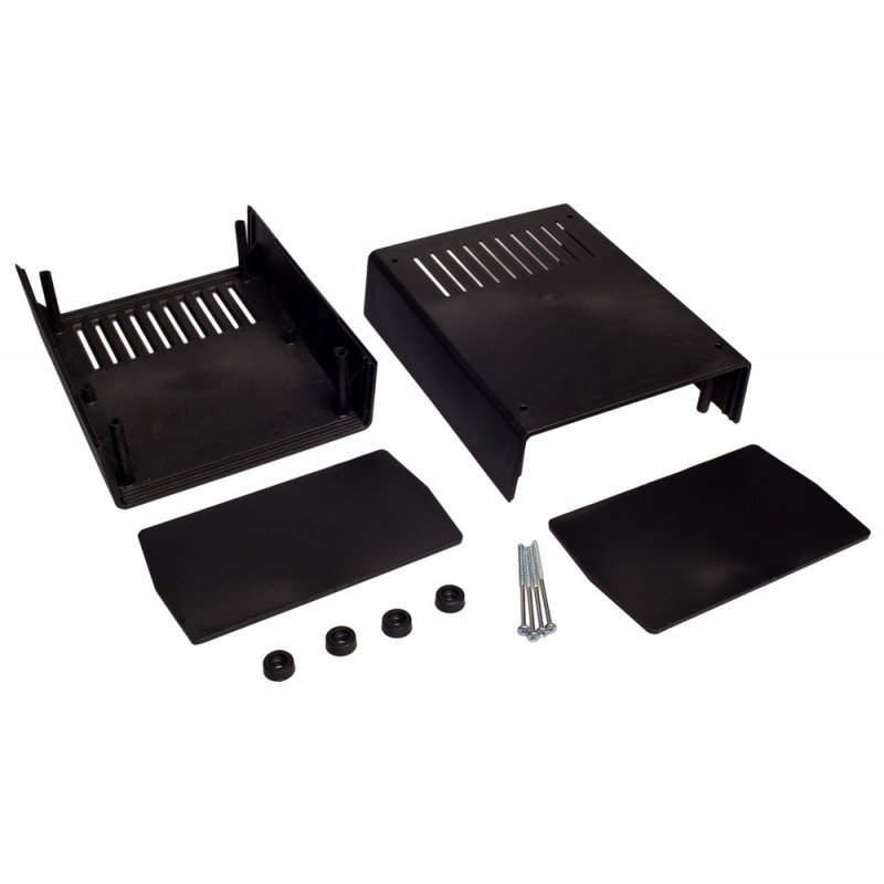 Kunststoffkoffer Kradex Z2A 178x147x90mm - belüftet - schwarz