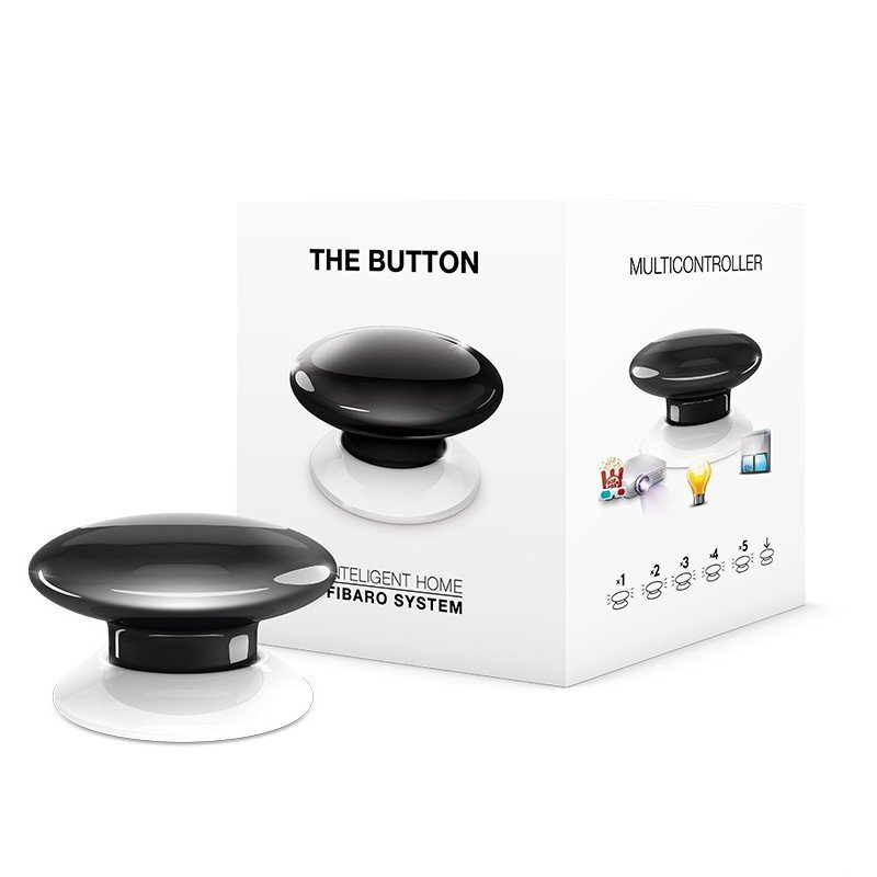 Fibaro Button - Home-Automation-Taste - schwarz
