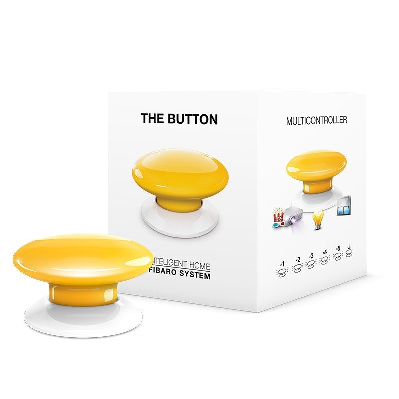 Fibaro Button - Home-Automation-Taste - rot