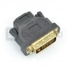 HDMI-Adapter (Buchse) - DVI-I (Stecker) - zdjęcie 1