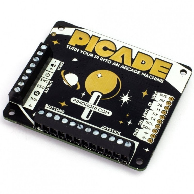 Picade-Kit - Retro-Konsole - Overlay für Raspberry Pi + Zubehör