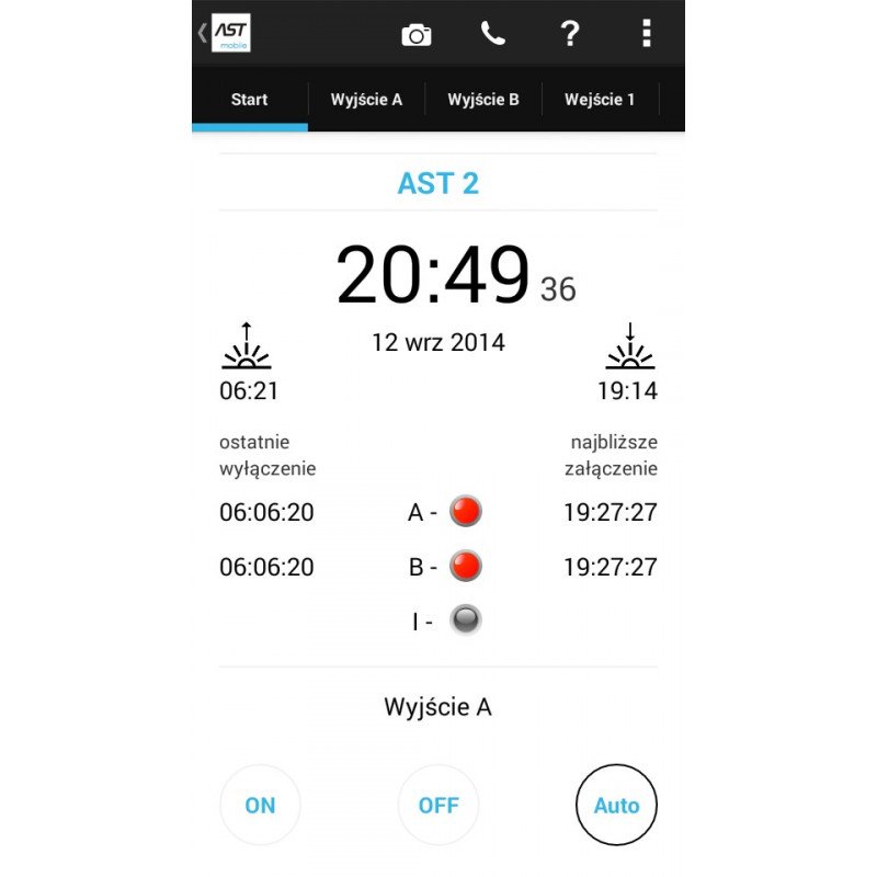 ASTmidi - astronomische Uhr für DIN-Schiene mit GPS - 3 x Ausgang 230V / 5A