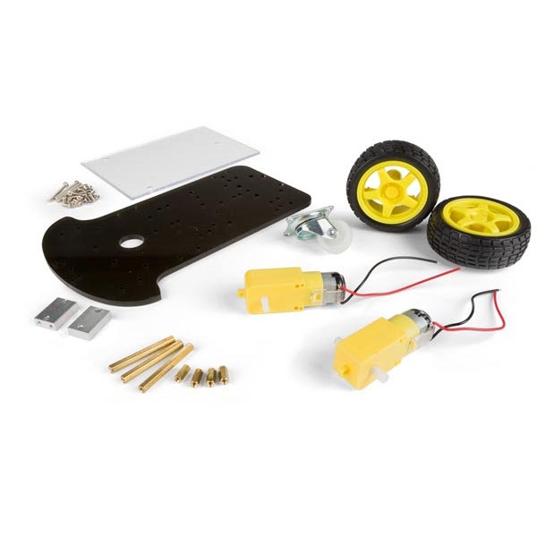 2WD-Roboterchassis Velleman VMA500 - Zweirad-Chassis mit Motoren