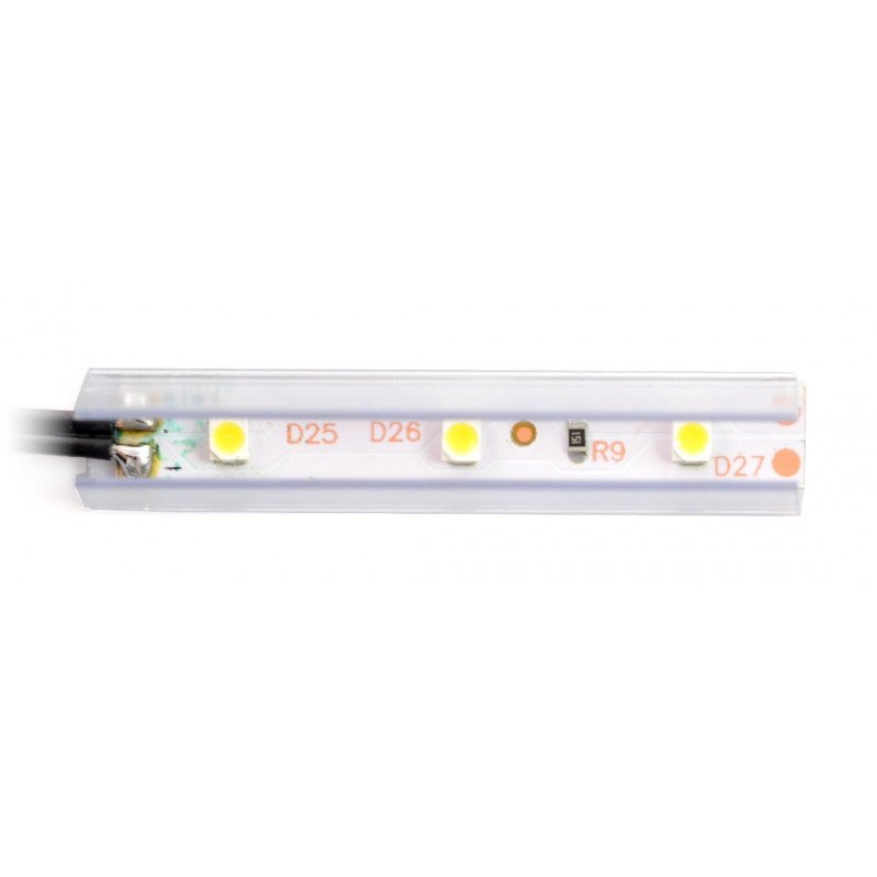 LED-Beleuchtung für Regale NSP-50 - 3 LEDs, weiß-neutral - 12V / 0,24W