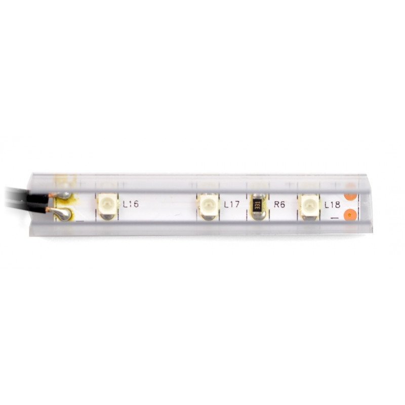 LED-Beleuchtung für Regale NSP-50 - 3 LEDs, rot - 12V / 0,24W