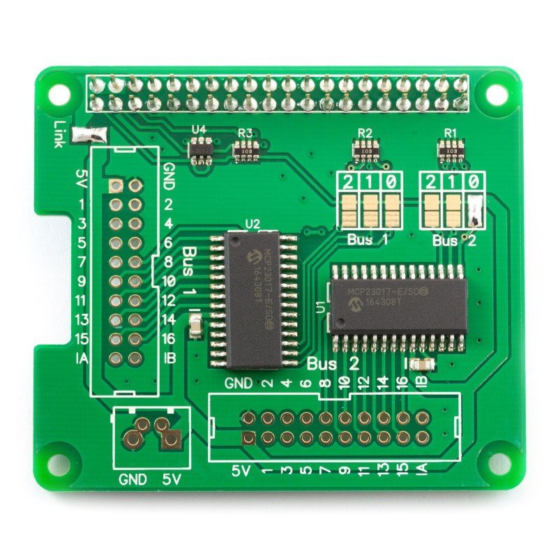 IO Pi Plus - Expander für Raspberry Pi - 32 I / O-Pins