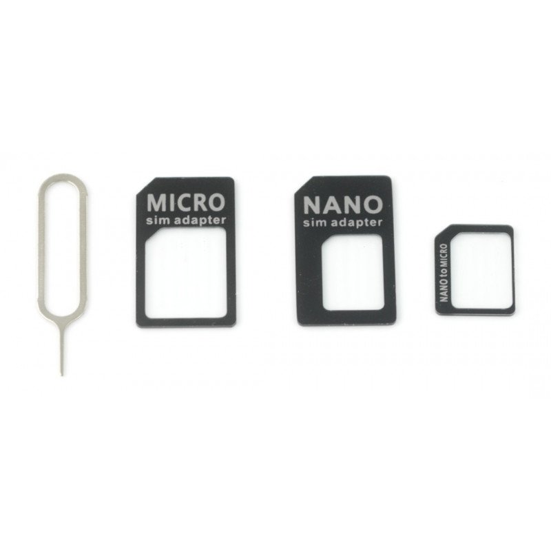 Adapter für SIM-Karten + Schlüssel