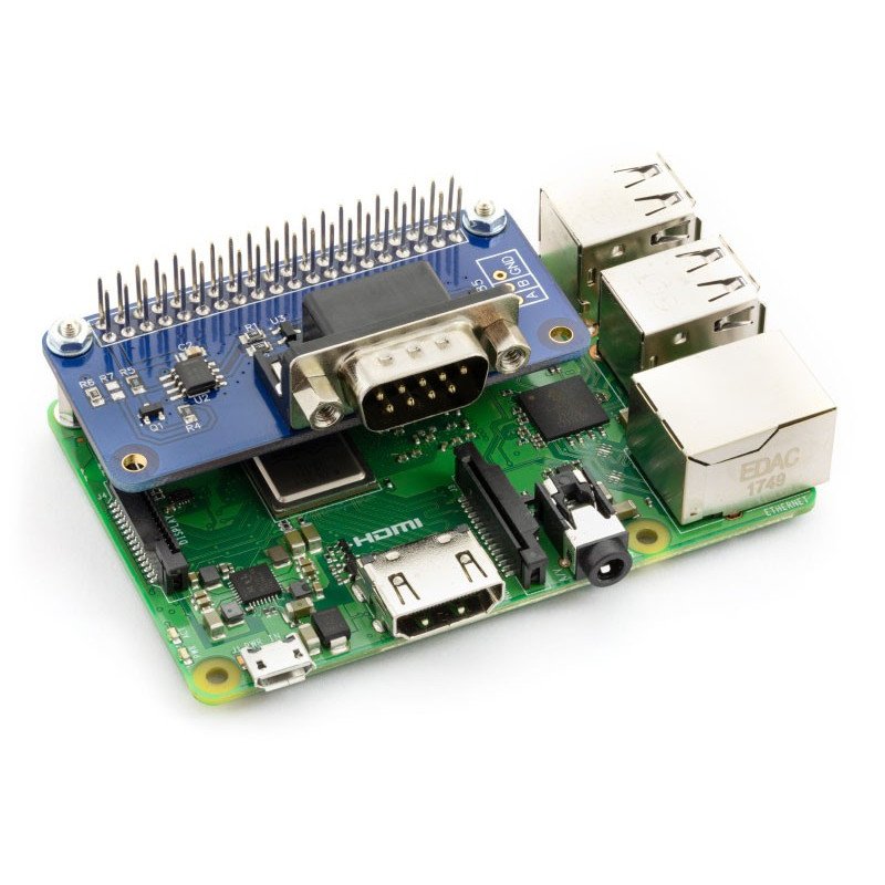 RS485 Pi SN65HVD72 - RS485-Schnittstelle für Raspberry Pi