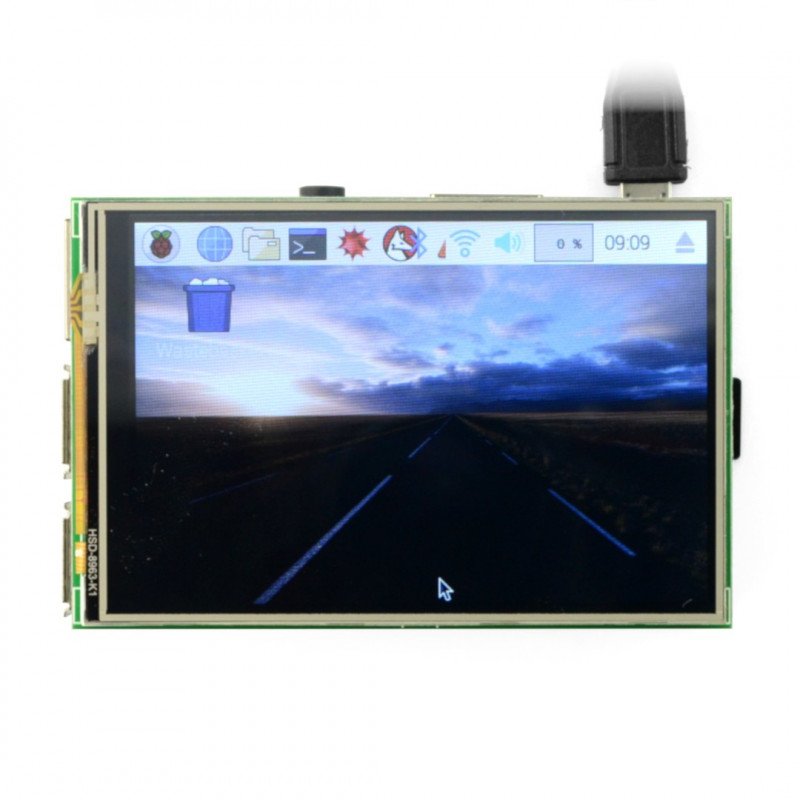 Resistiver Touchscreen LCD TFT 3,5 '' 480x320px für Raspberry Pi 3B / 3/2