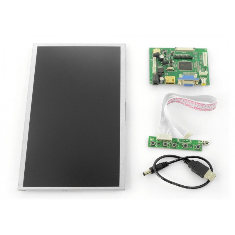 LCD TFT 10.1 '' 1024x600px für Raspberry Pi 3/2 / B +
