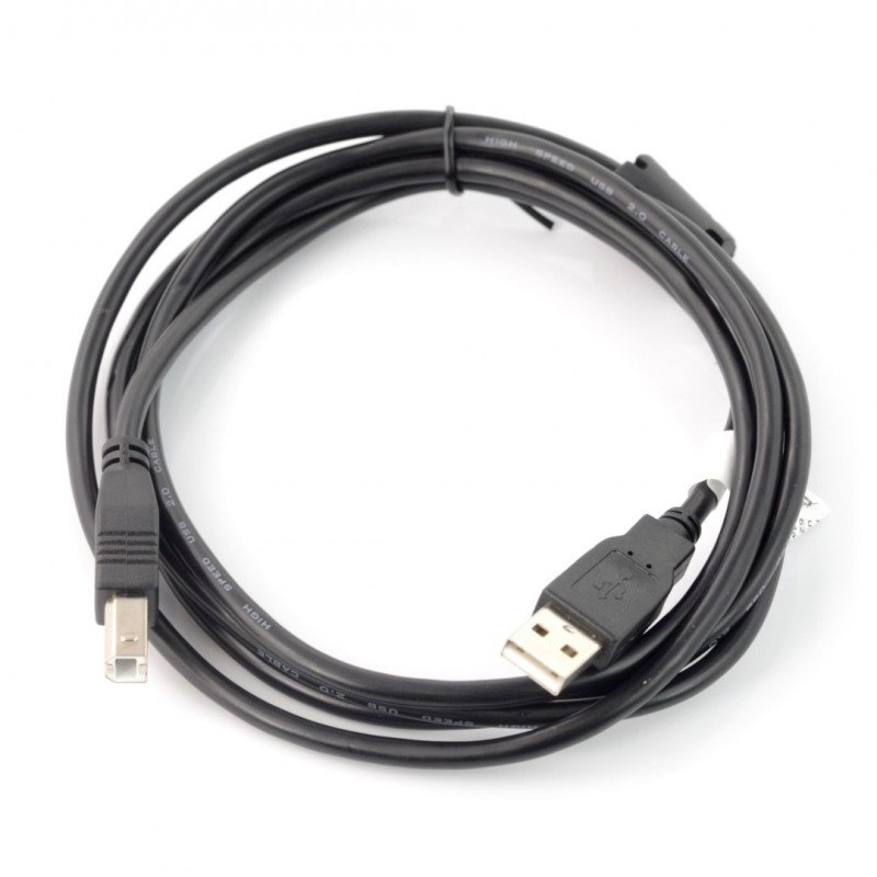 USB-A-B-Kabel mit Ferritfilter - 1,8 m